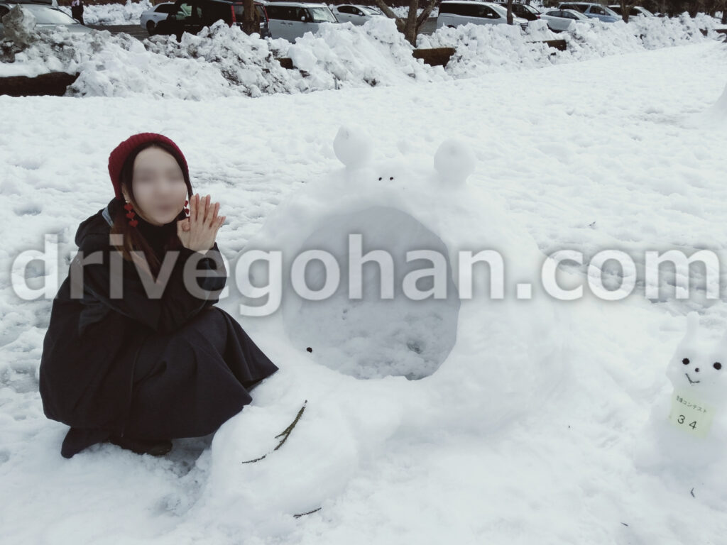 美山かやぶきの里 雪まつりのお人形