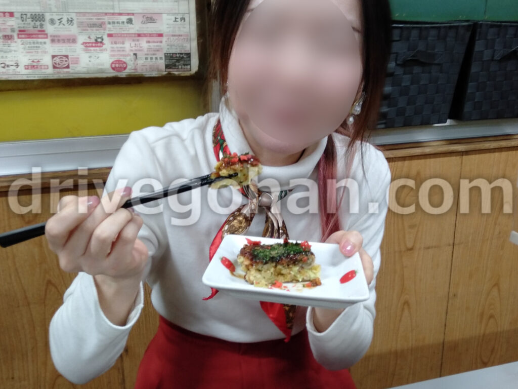 岡山 カキオコ タマちゃん実食