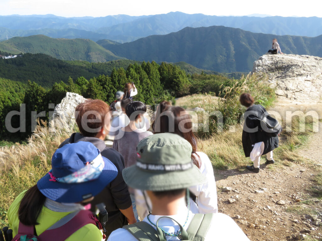 和歌山 観光 すすきを見に来て並ぶ人たち